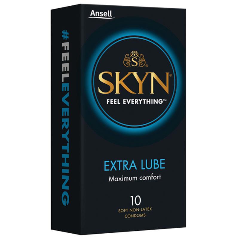 SKYN Extra Lubricated Latex Free Condoms - 10 Pack